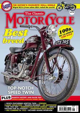 The Classic MotorCycle issue August 2012