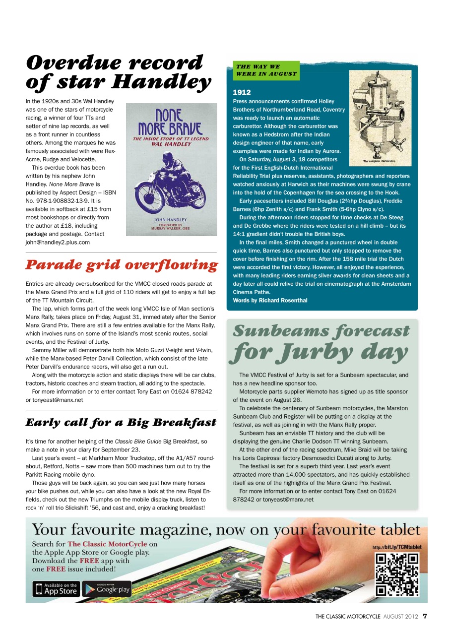 The Classic MotorCycle Preview Pages