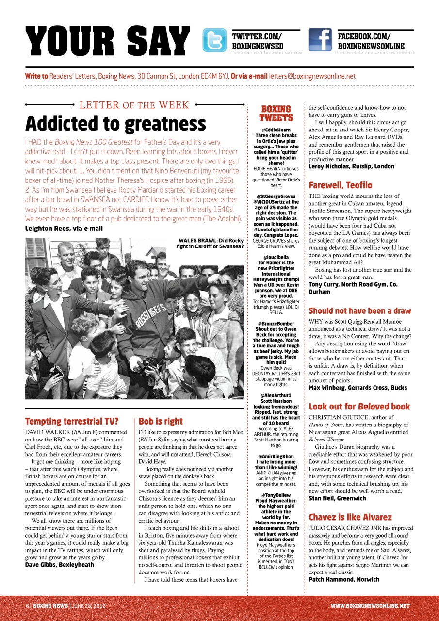 Boxing News Preview Pages