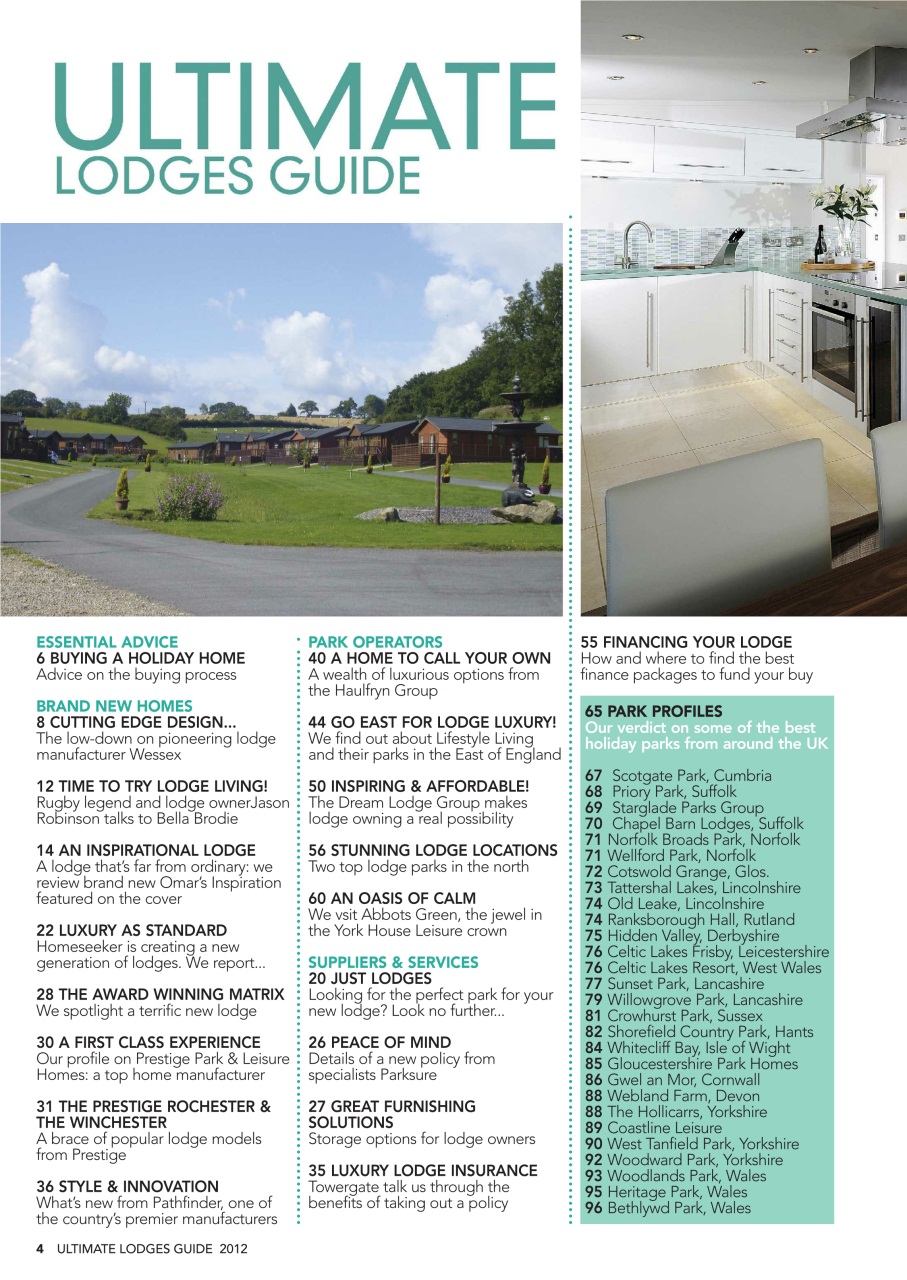 Ultimate Lodges Guide Preview Pages