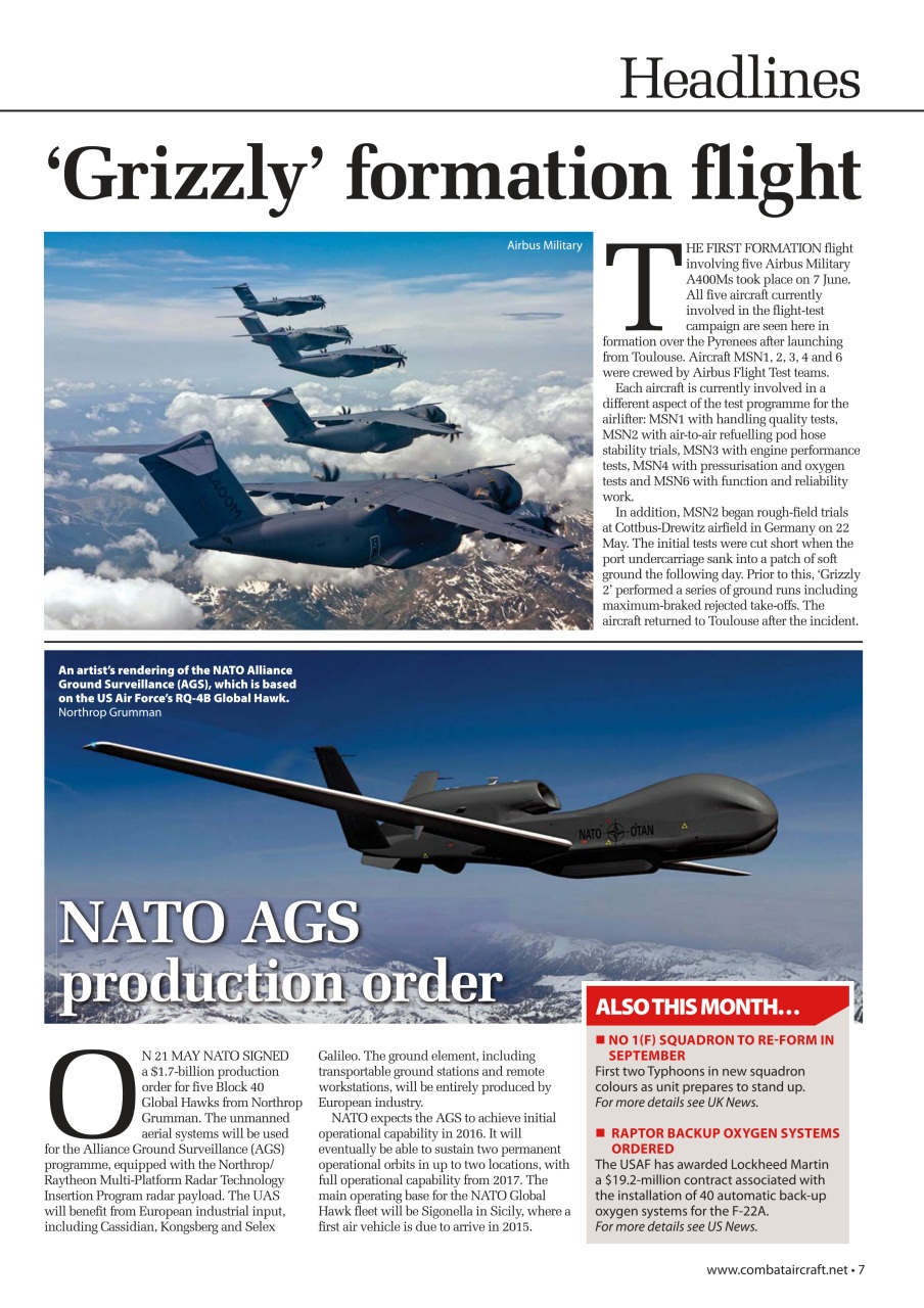 Combat Aircraft Journal Preview Pages