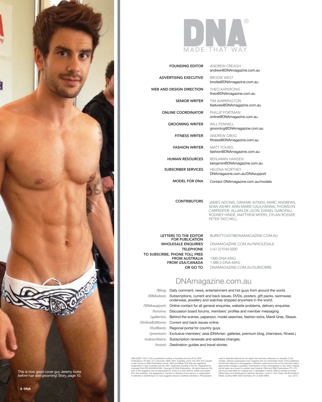 DNA Magazine Preview Pages