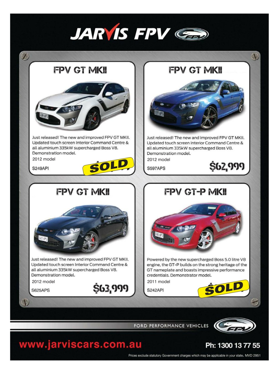 JUST CARS Preview Pages