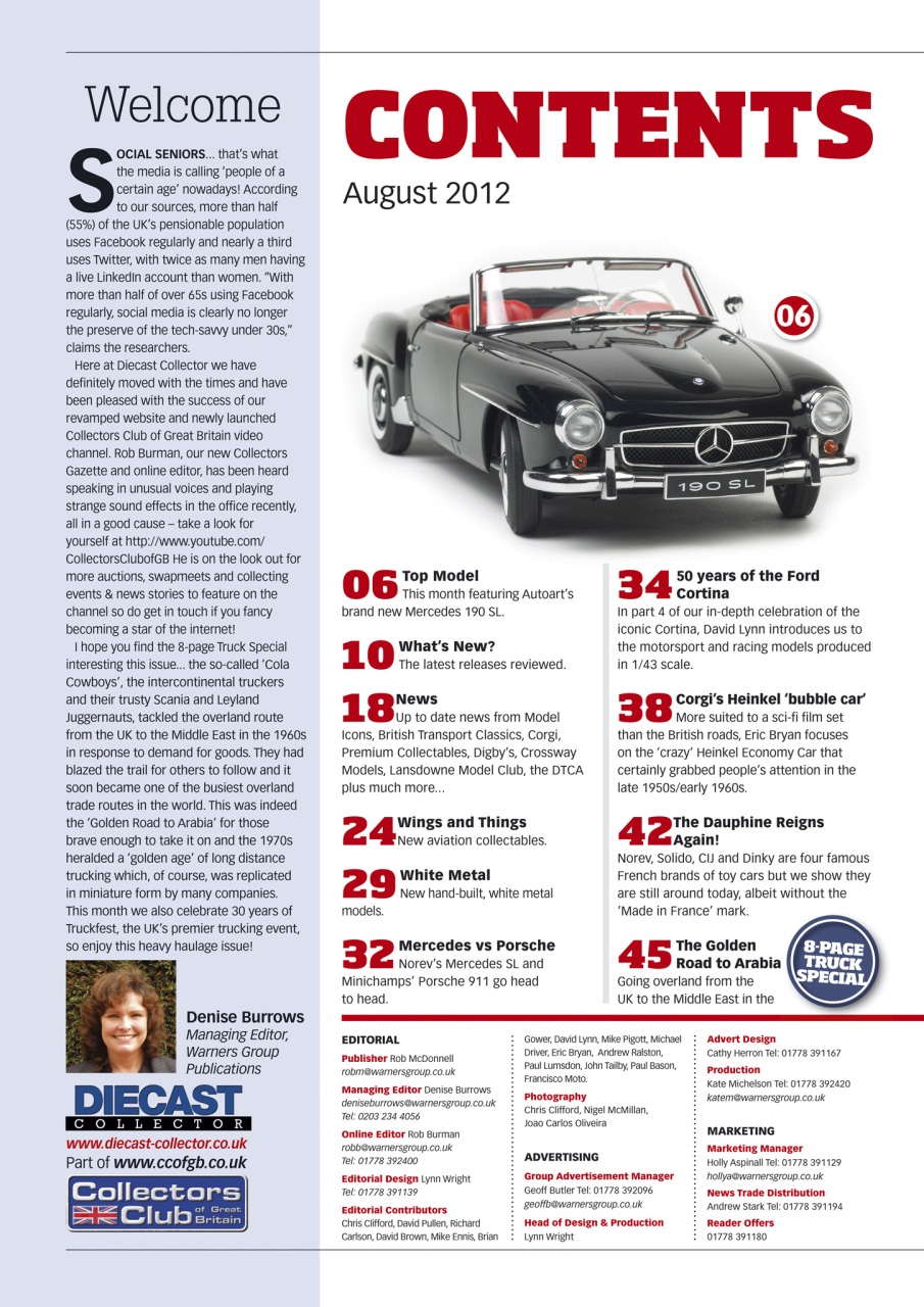 Diecast Collector Preview Pages