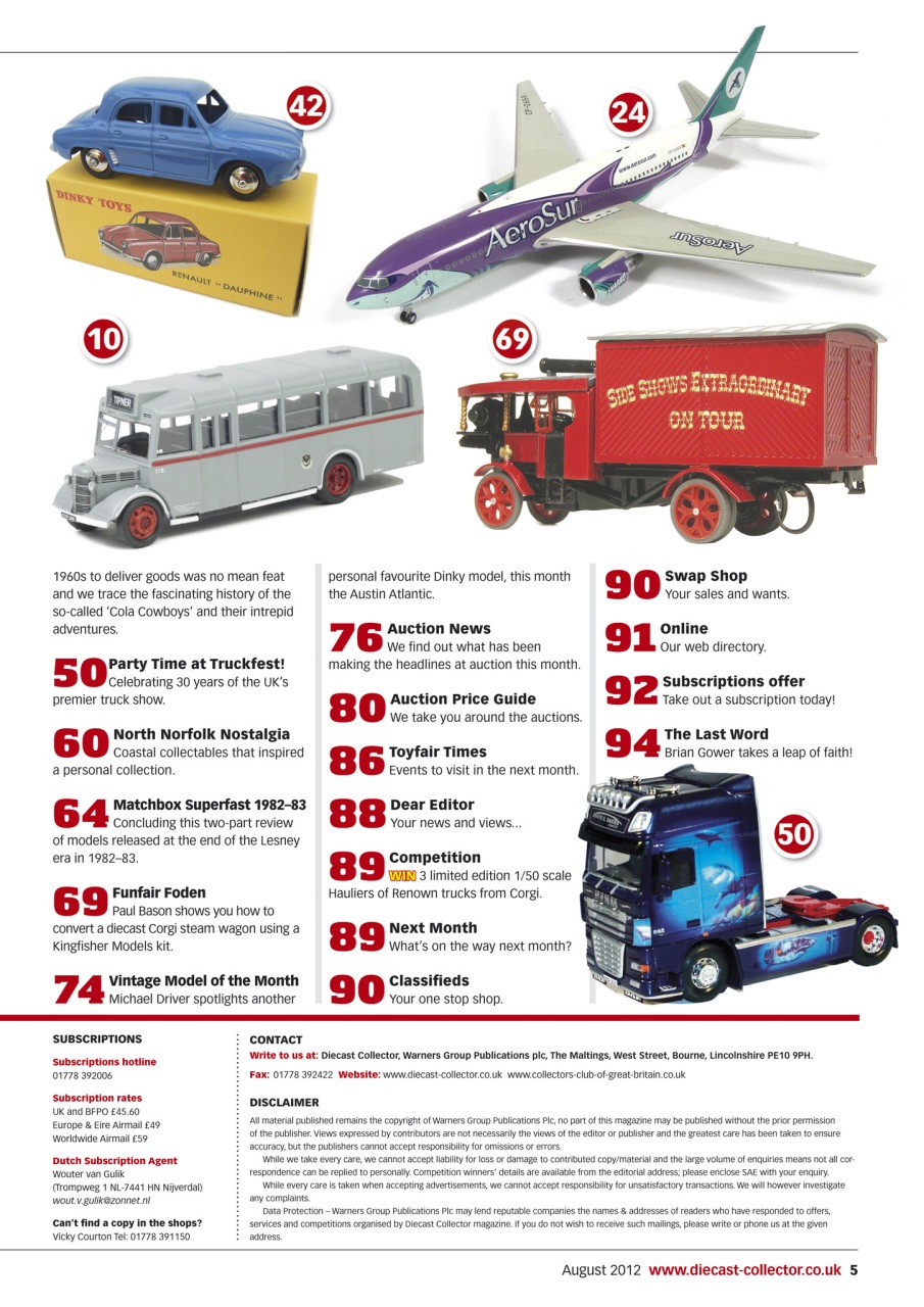 Diecast Collector Preview Pages