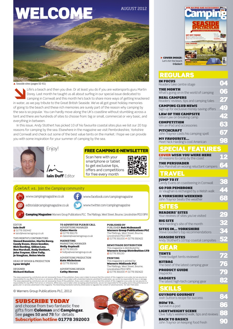 Camping Preview Pages