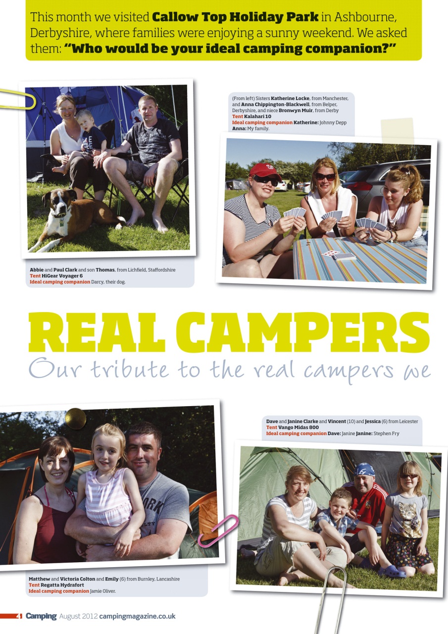 Camping Preview Pages