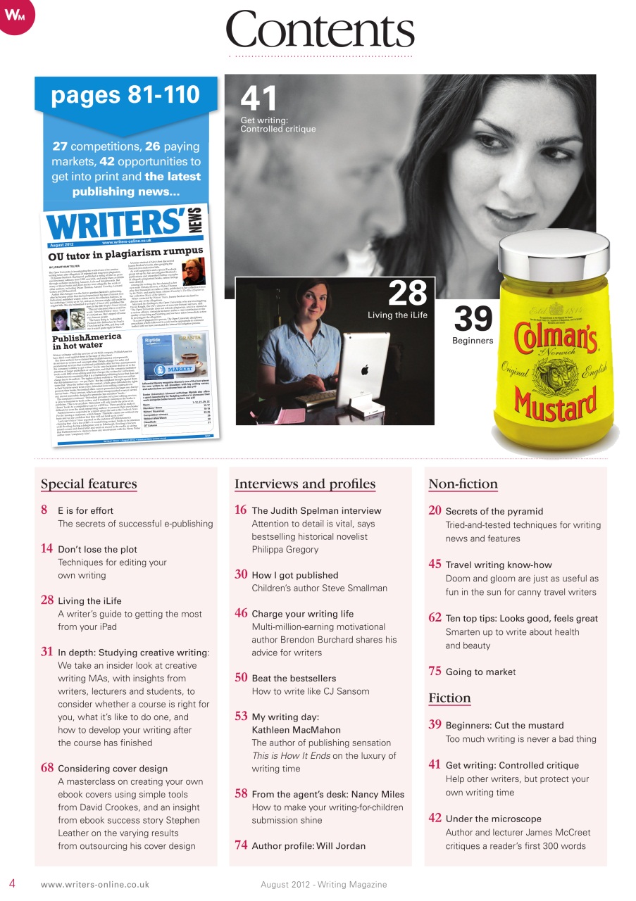 Writing Magazine Preview Pages