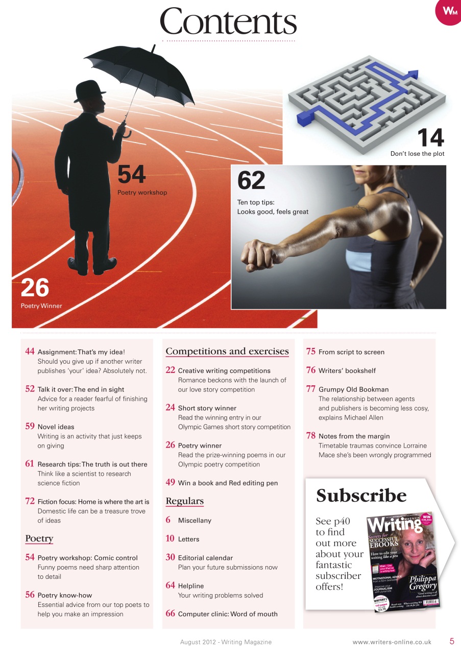 Writing Magazine Preview Pages