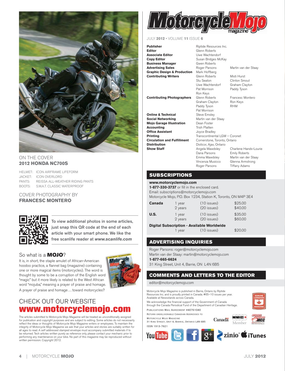 Motorcycle Mojo Preview Pages