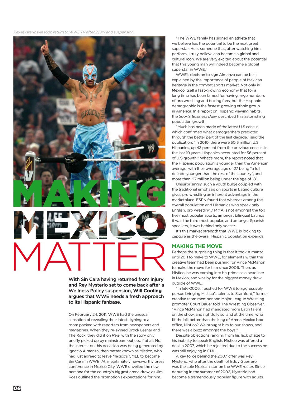 Wrestletalk Magazine Preview Pages