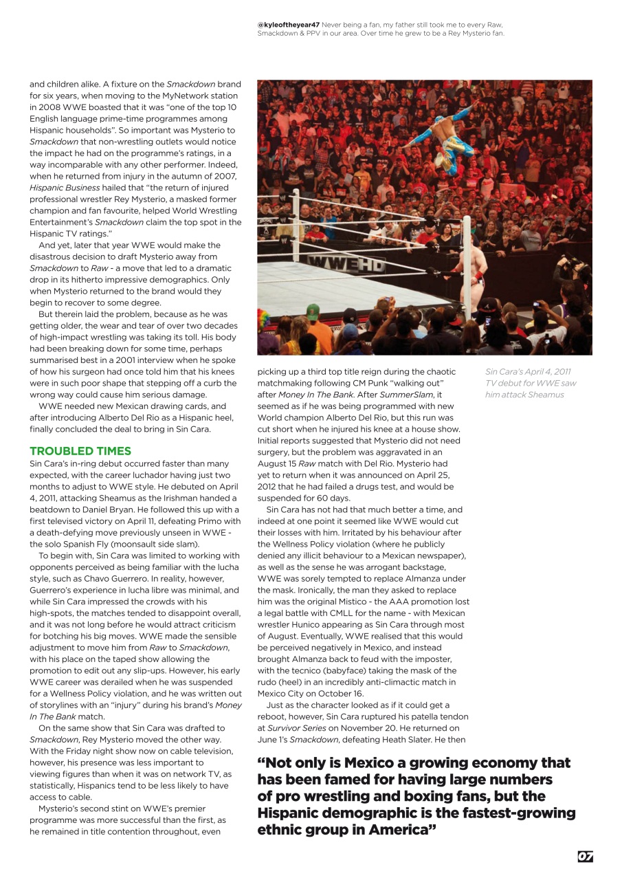 Wrestletalk Magazine Preview Pages
