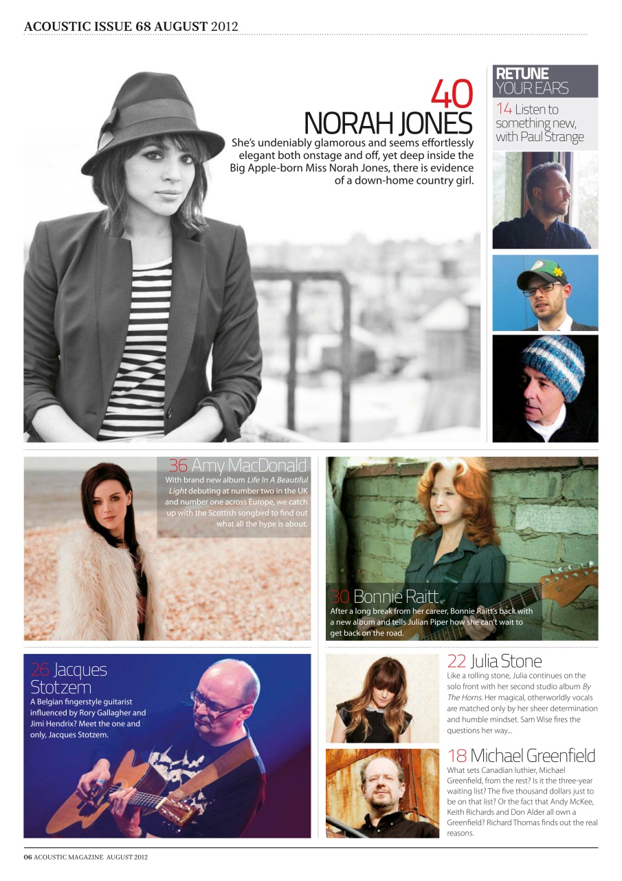 Acoustic Preview Pages