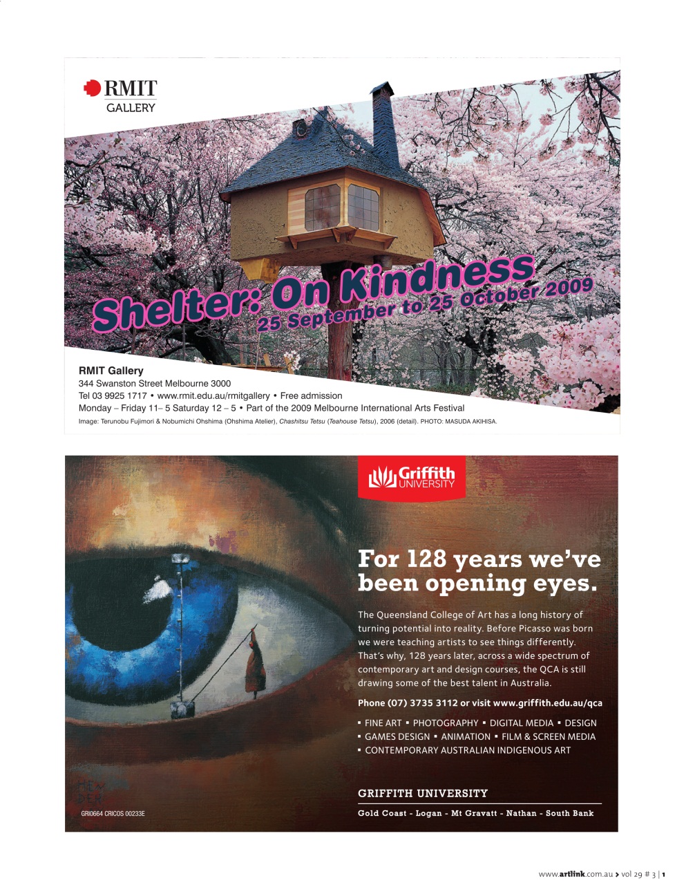 Artlink Magazine Preview Pages