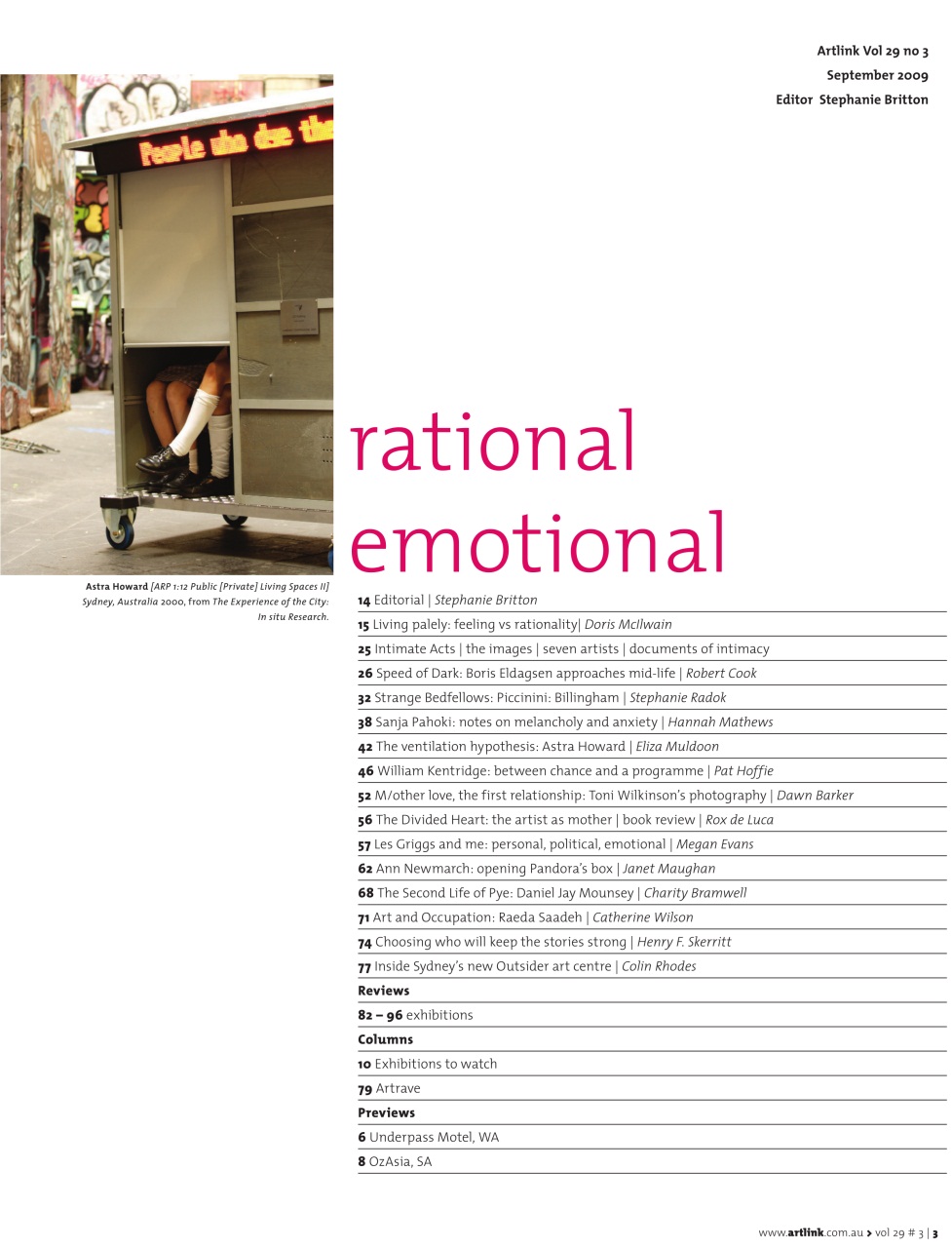 Artlink Magazine Preview Pages