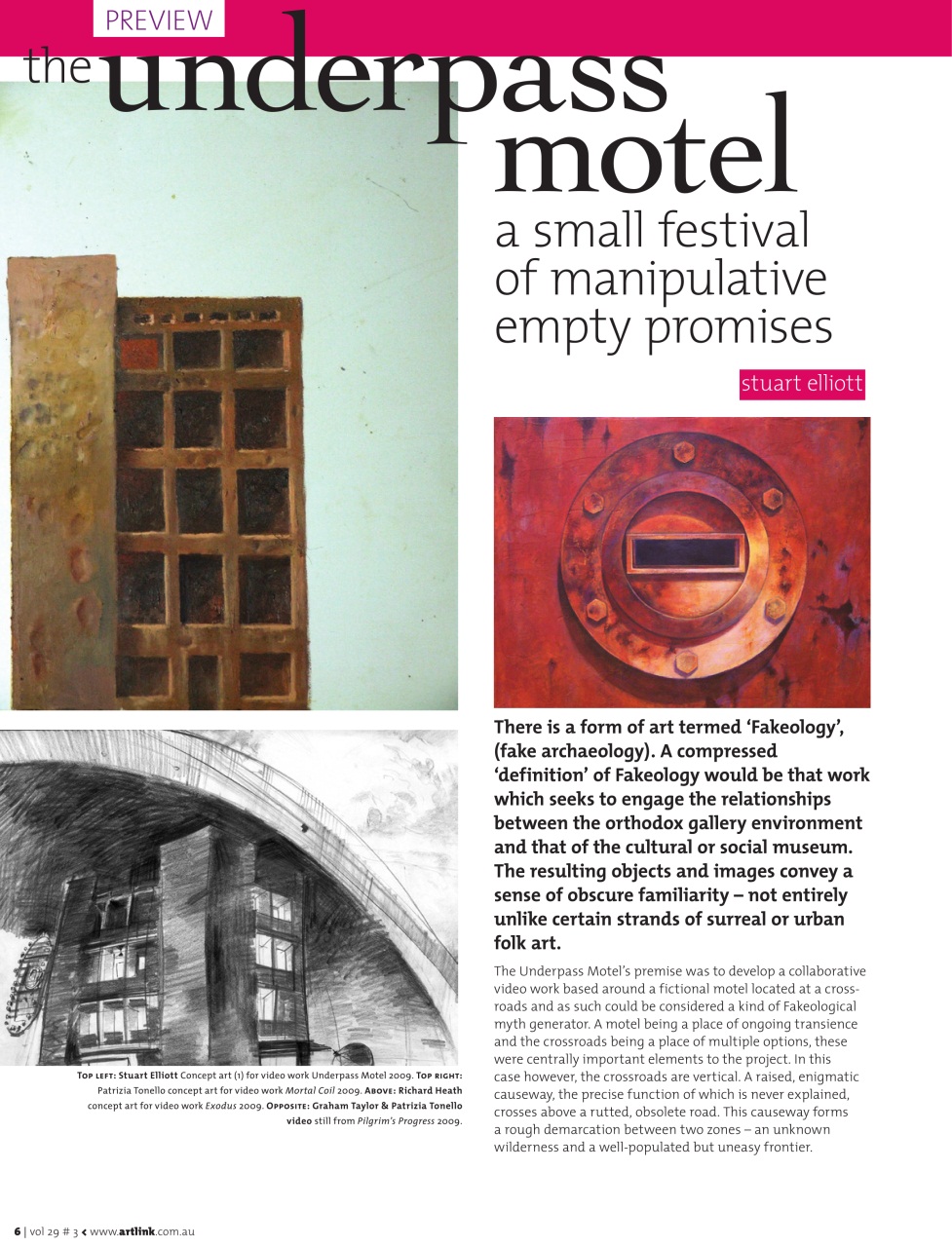 Artlink Magazine Preview Pages