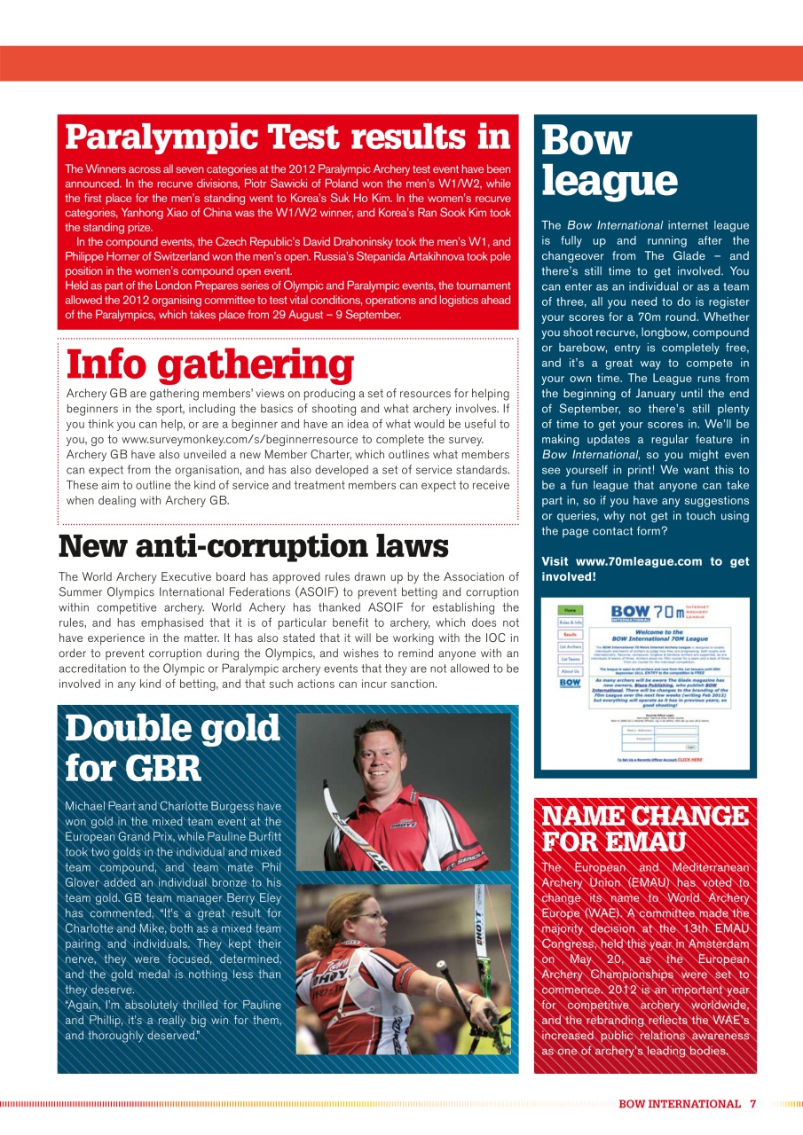 Bow International Preview Pages