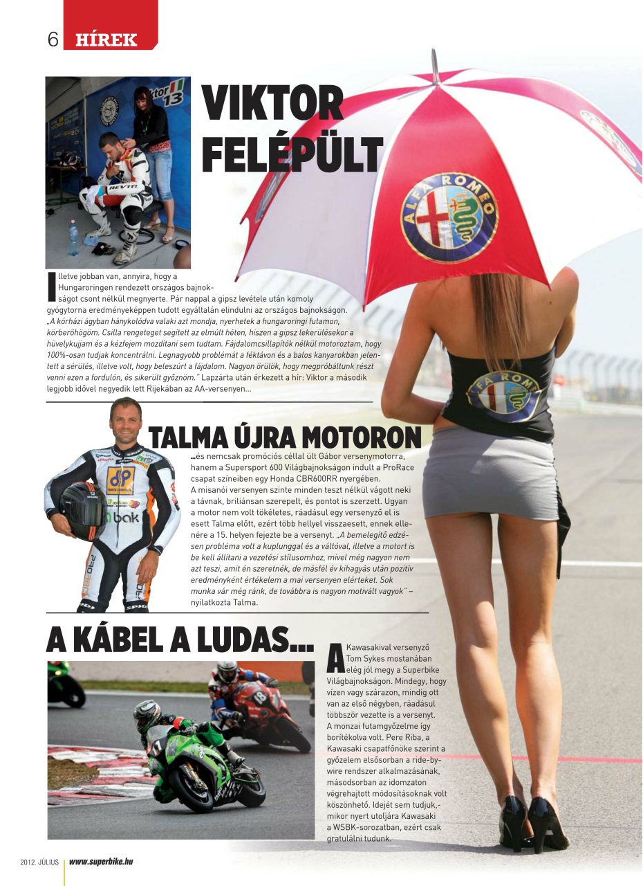 SuperBike Hungary Preview Pages