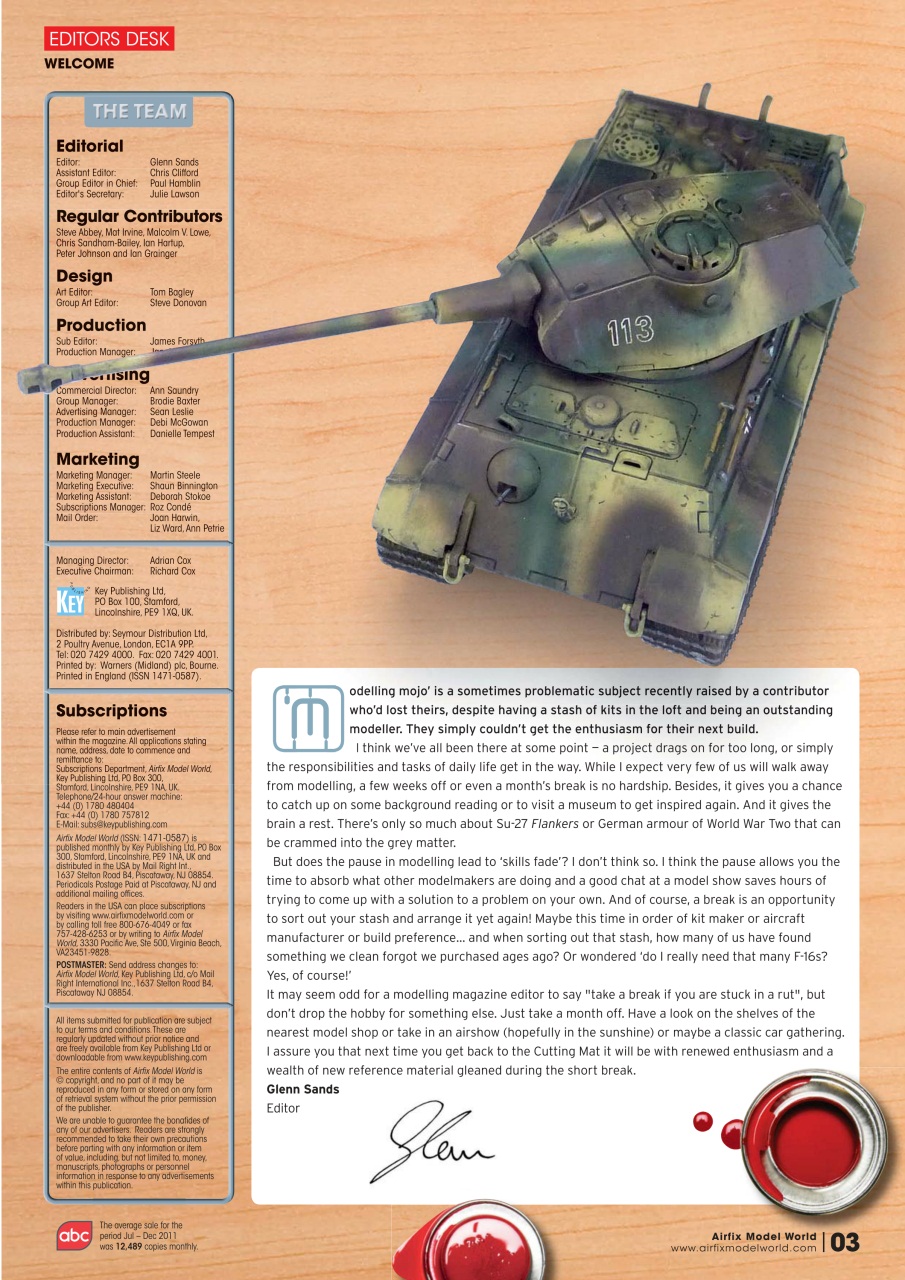 Airfix Model World Preview Pages