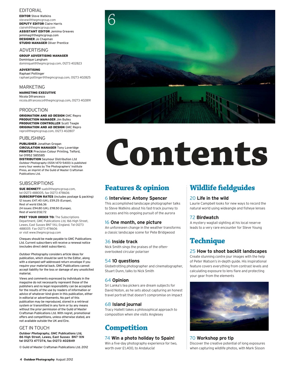 Outdoor Photography Preview Pages