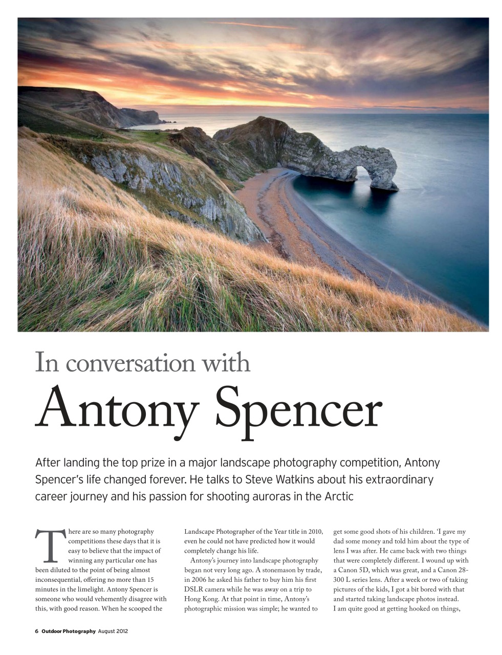 Outdoor Photography Preview Pages