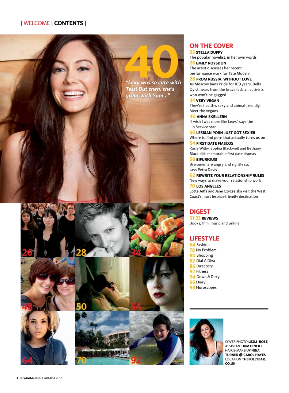 DIVA Magazine Preview Pages