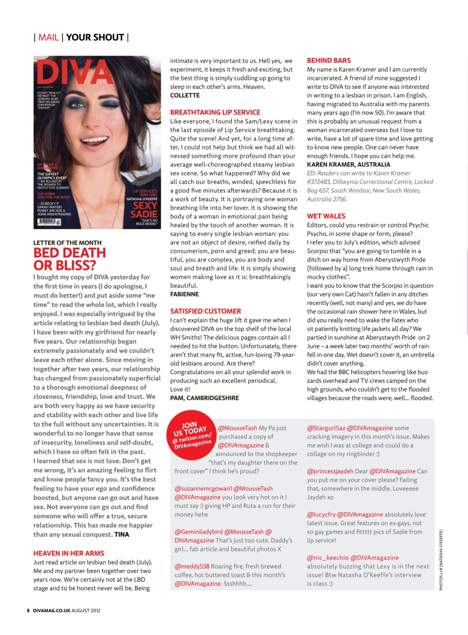 DIVA Magazine Preview Pages