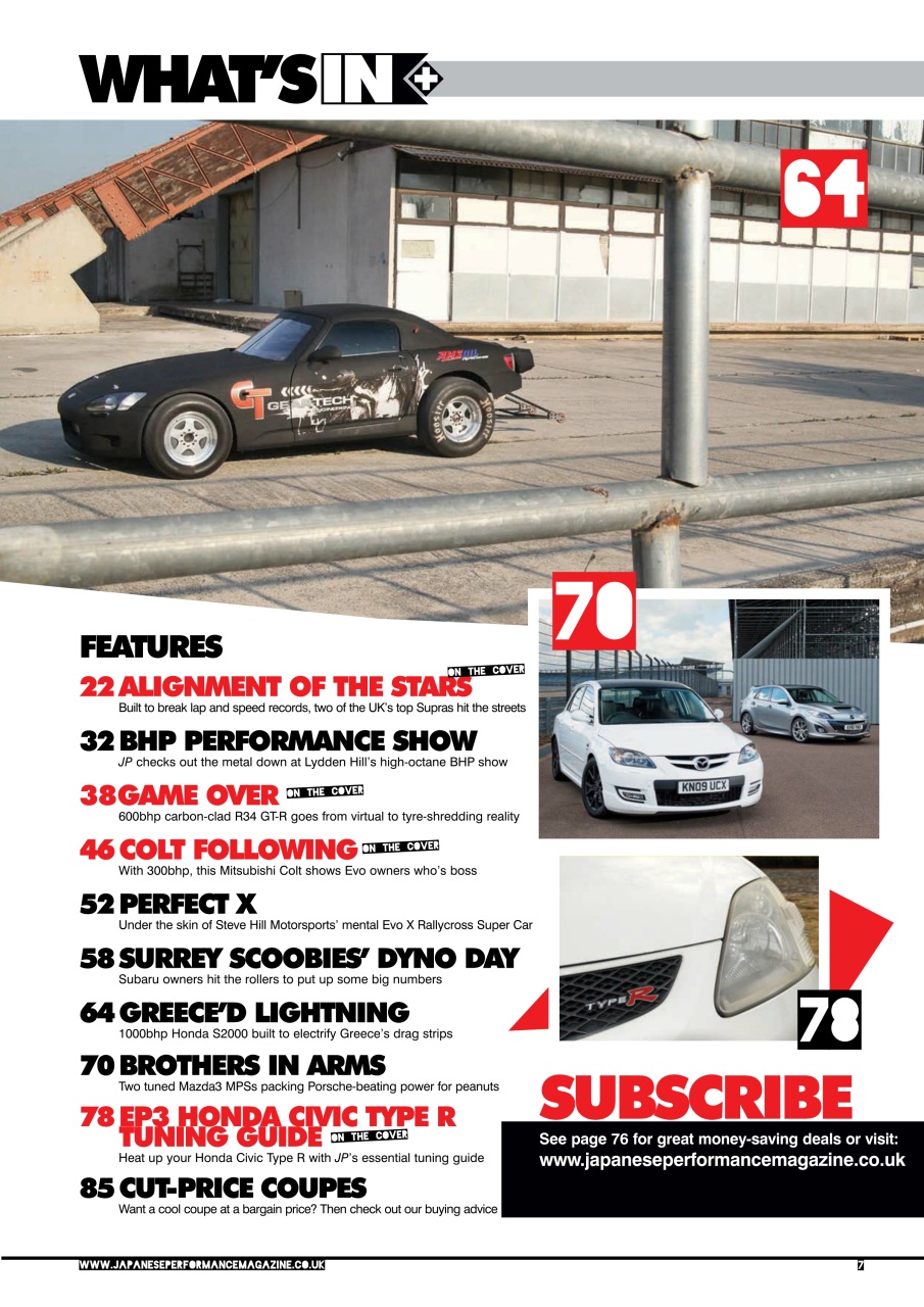 Japanese Performance Preview Pages