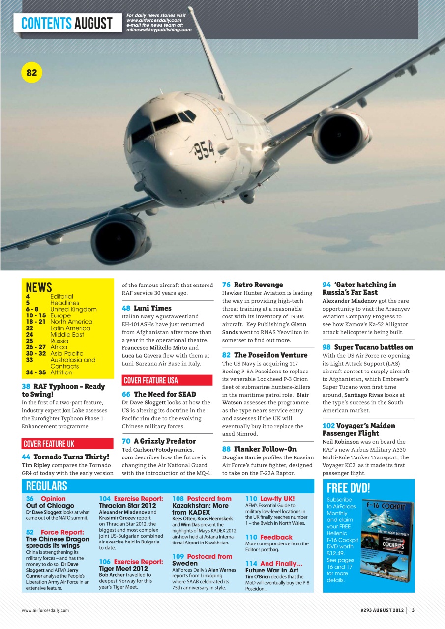 AirForces Monthly Preview Pages