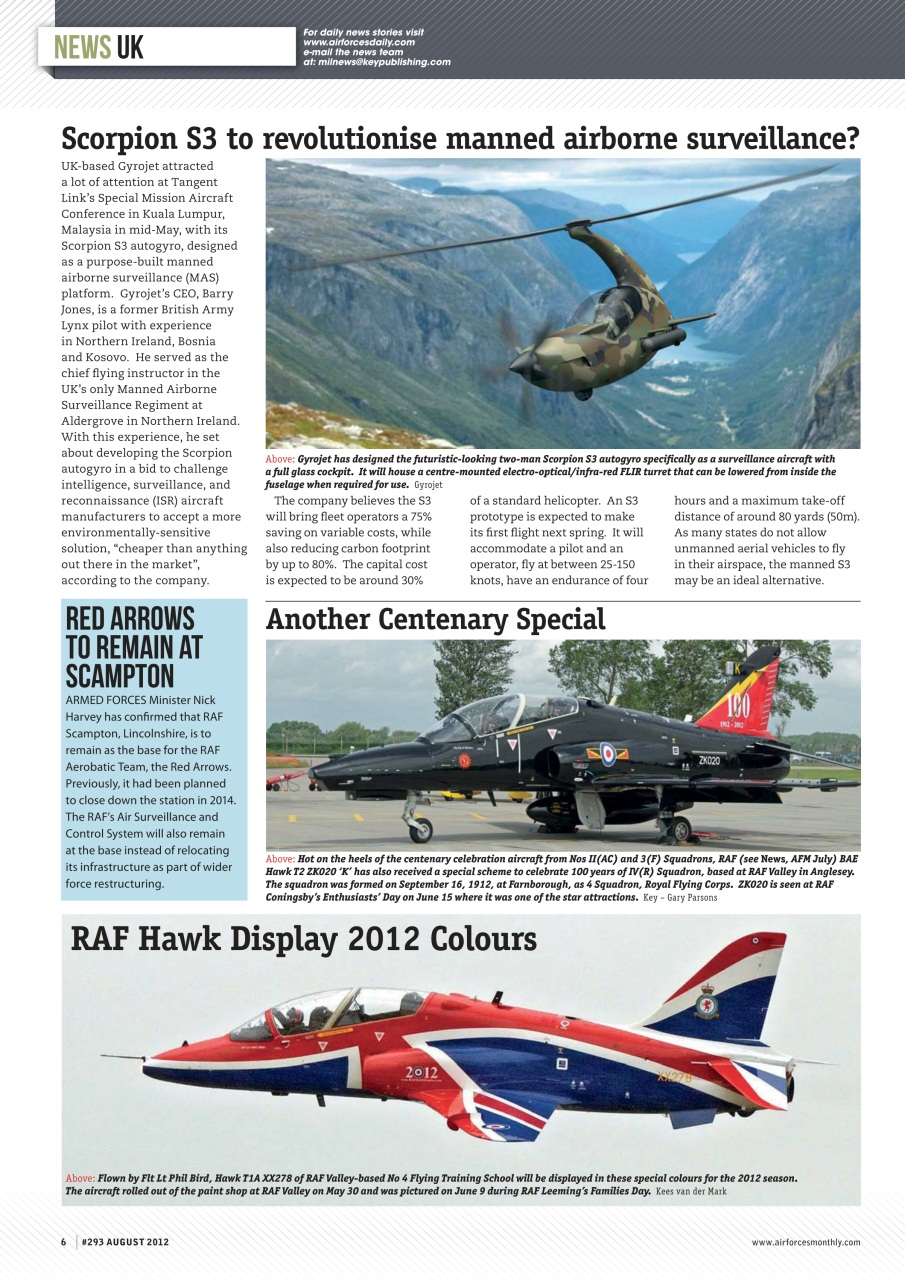 AirForces Monthly Preview Pages