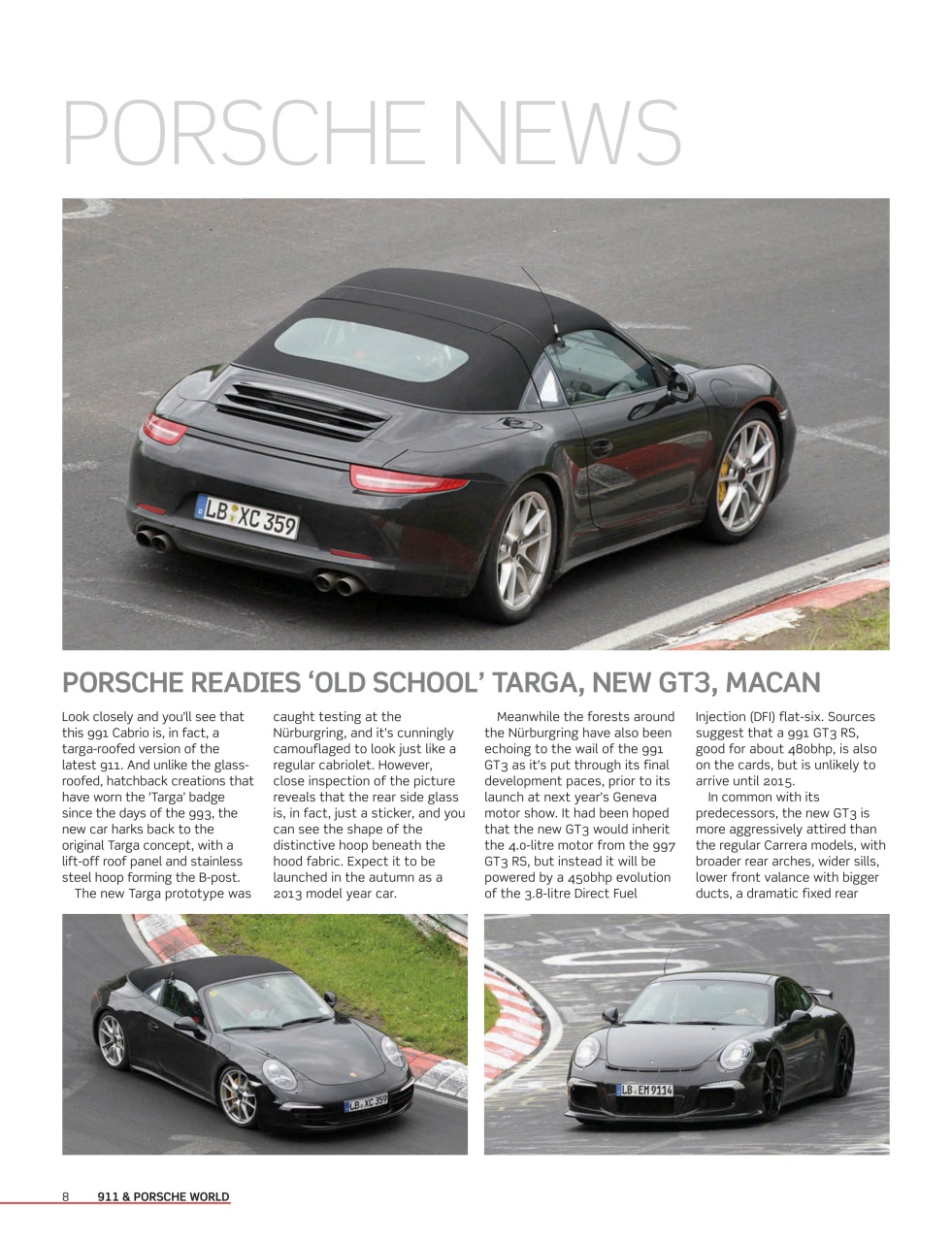 911 & Porsche World Preview Pages