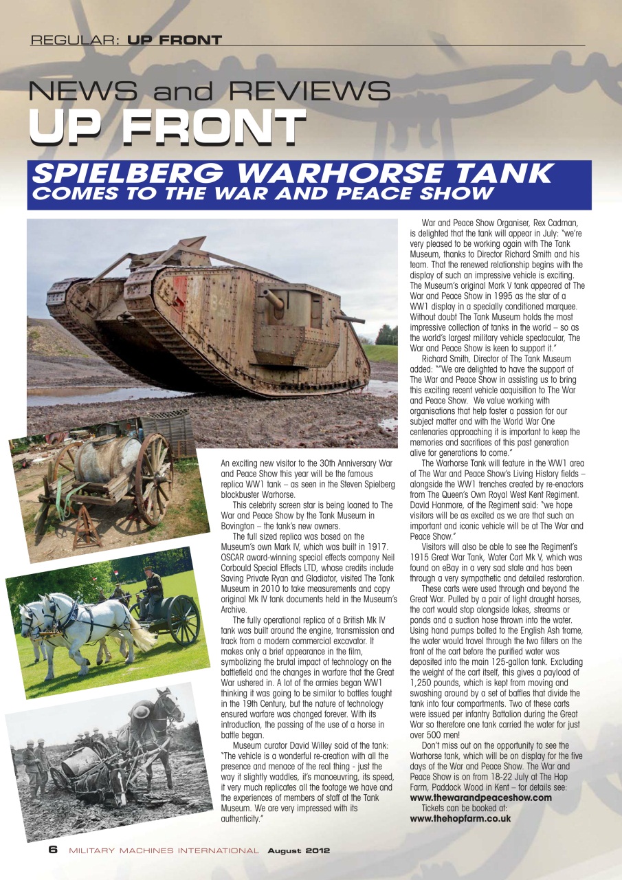 Military Machines International Preview Pages