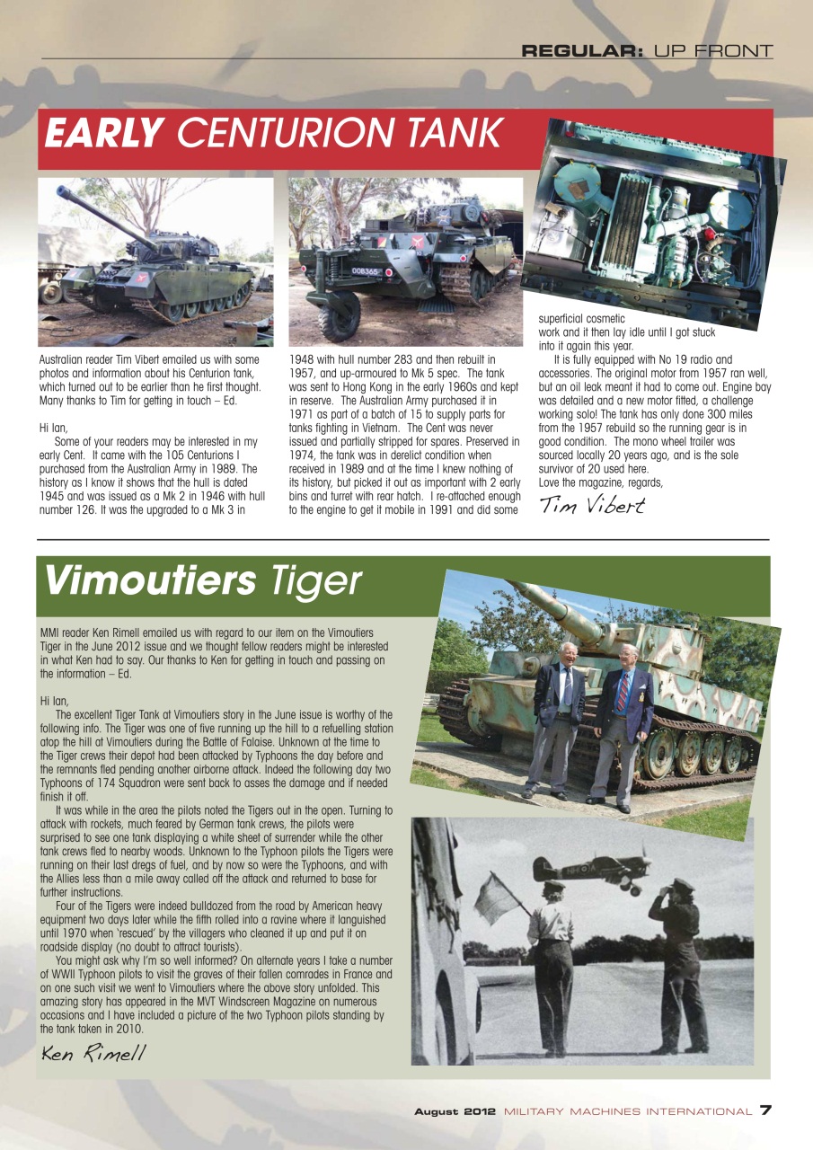 Military Machines International Preview Pages
