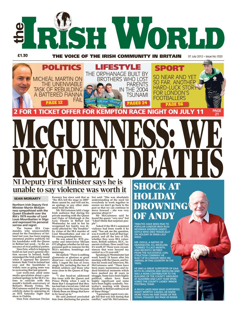 Irish World Preview Pages