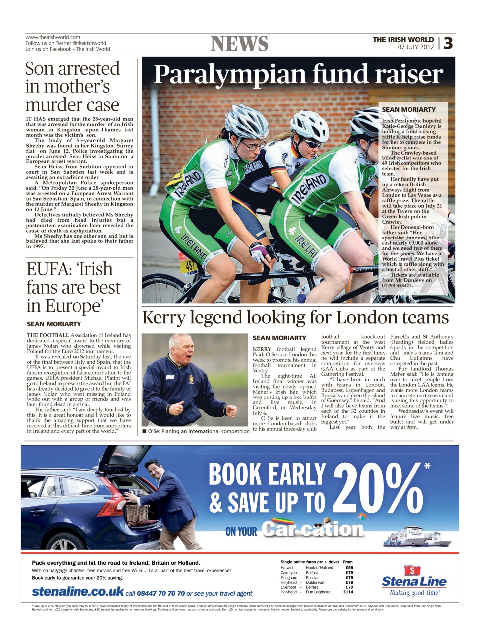 Irish World Preview Pages