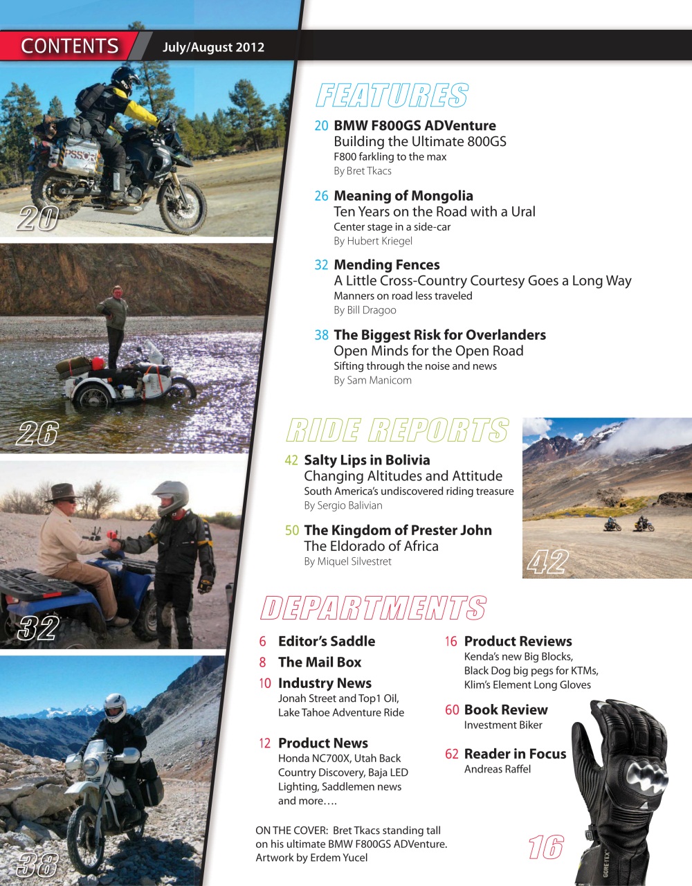 Adventure Motorcycle Preview Pages