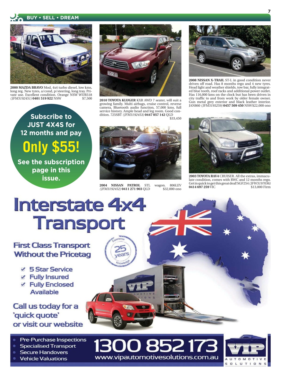 JUST 4X4S Preview Pages