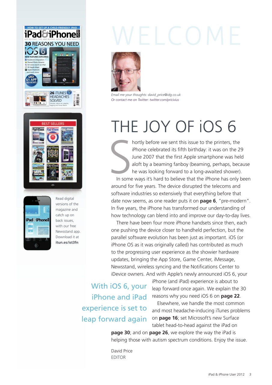 iPad and iPhone User Preview Pages