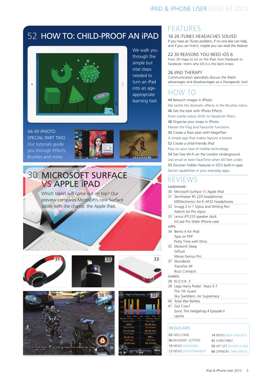 iPad and iPhone User Preview Pages