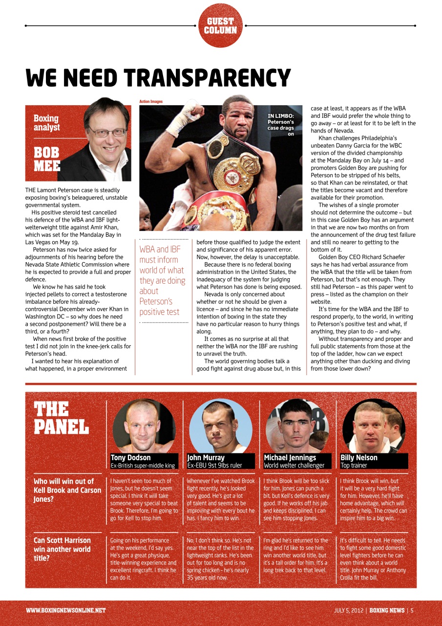 Boxing News Preview Pages