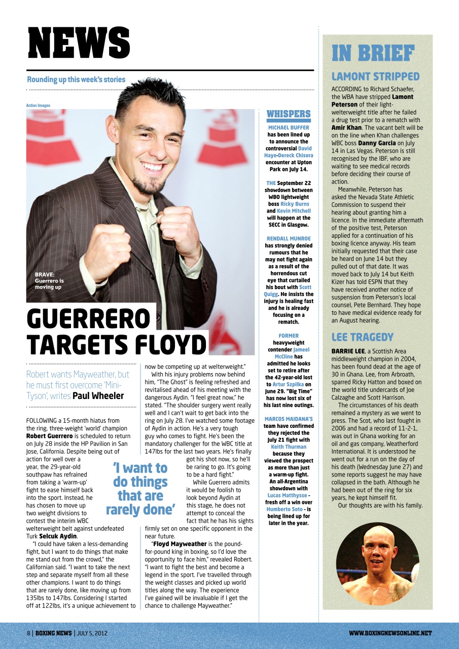 Boxing News Preview Pages
