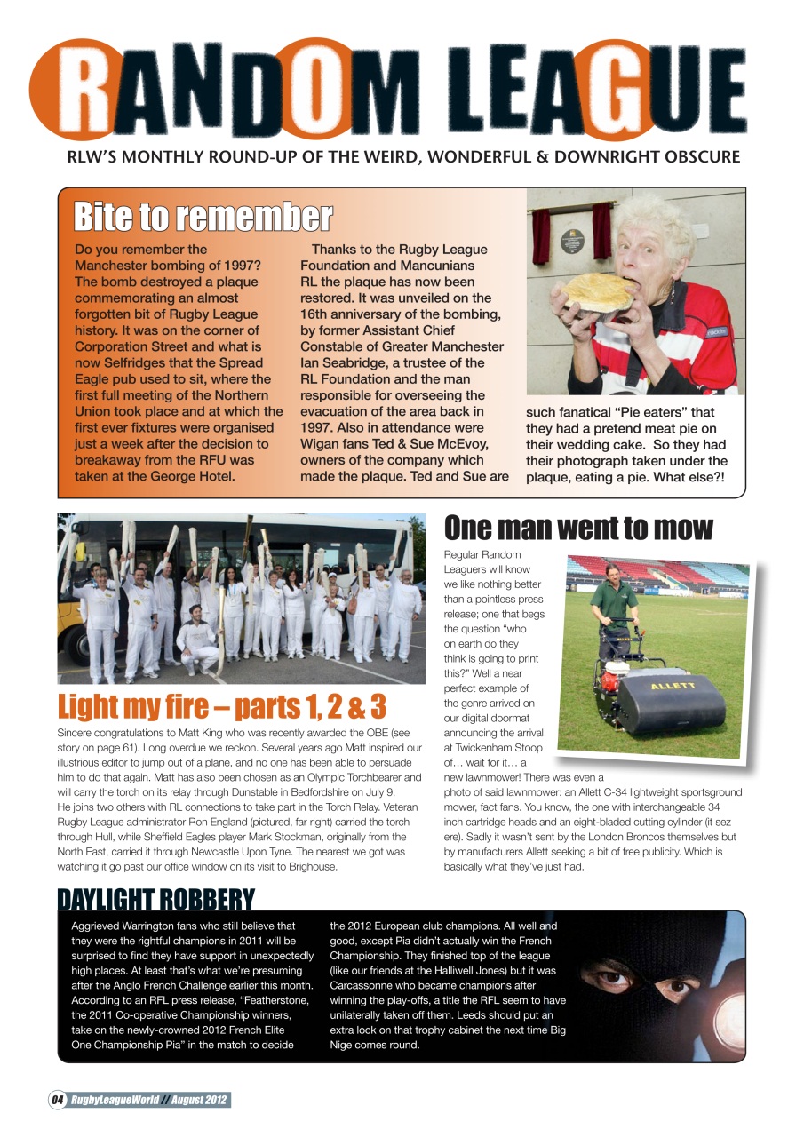 Rugby League World Preview Pages