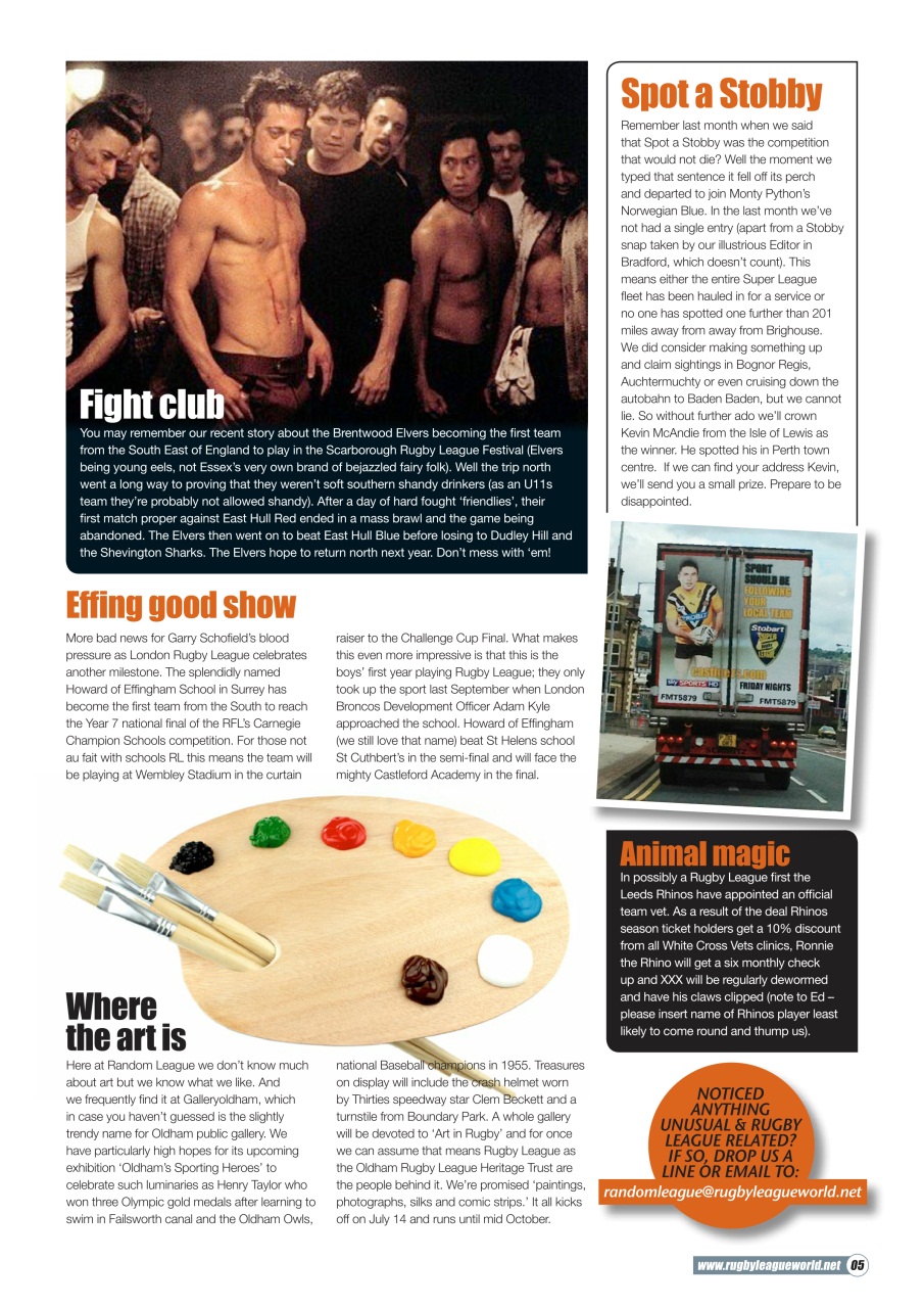 Rugby League World Preview Pages