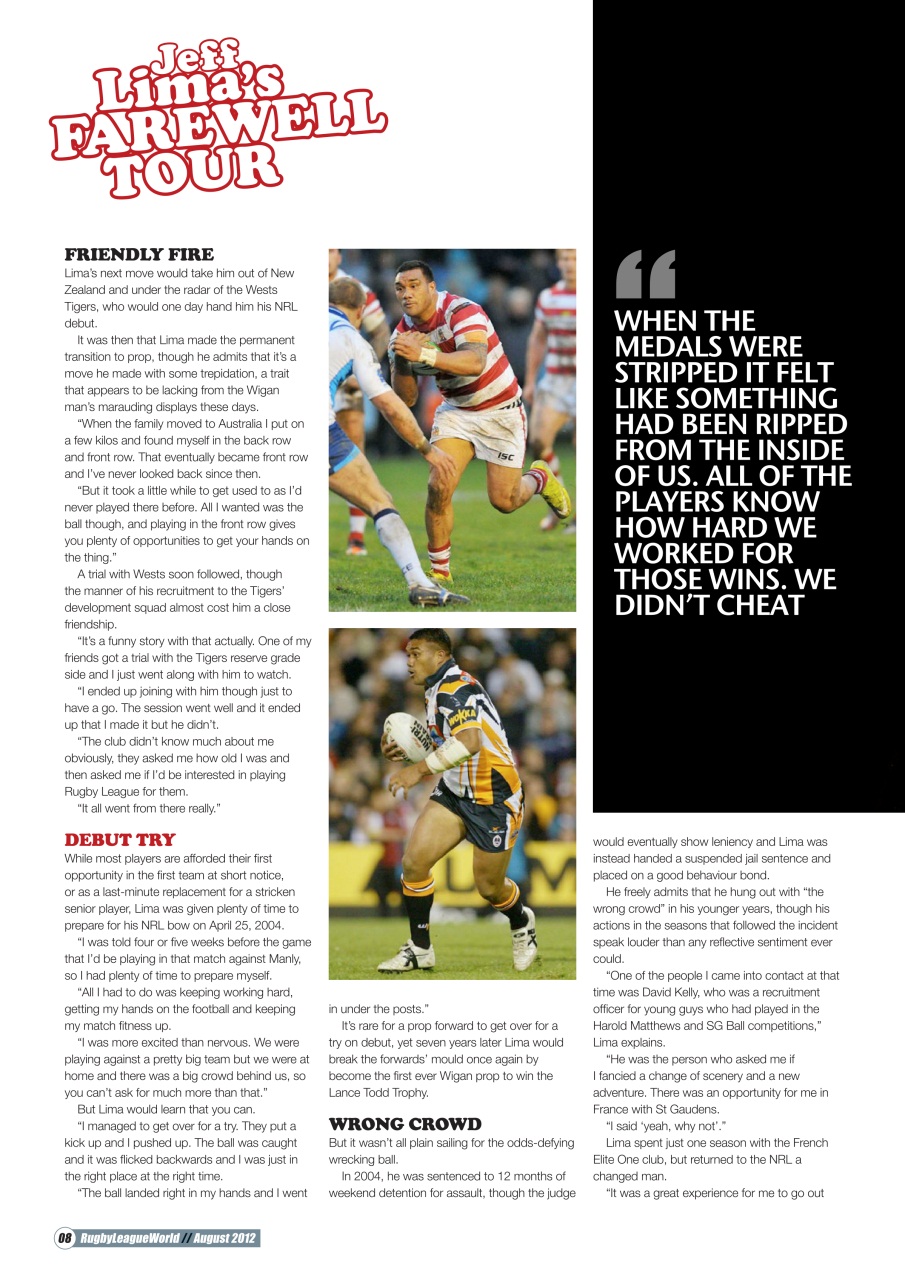 Rugby League World Preview Pages