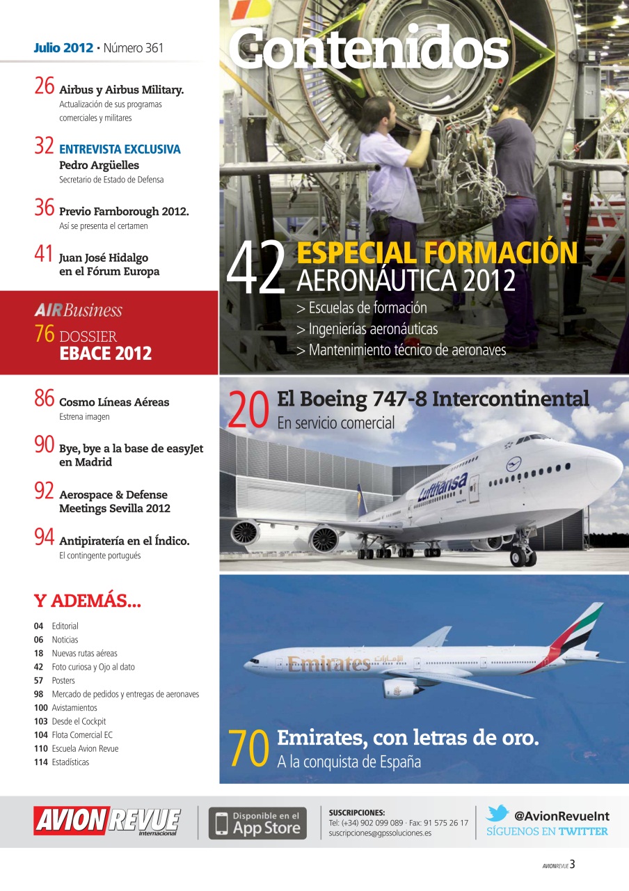 Avion Revue Internacional Preview Pages