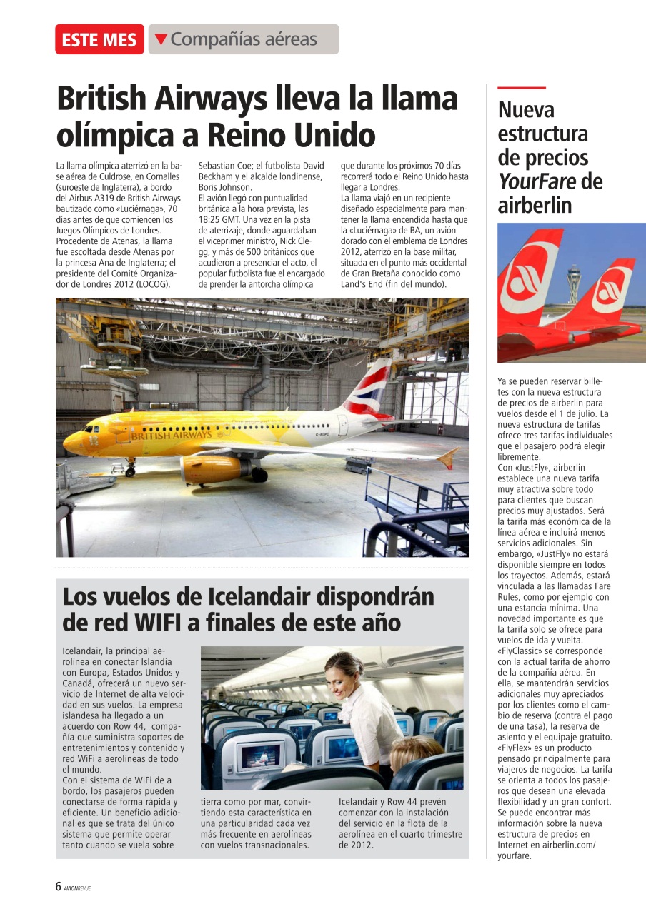Avion Revue Internacional Preview Pages