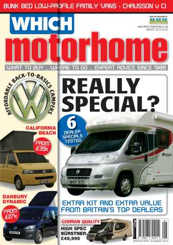 What Motorhome magazine issue August 2012