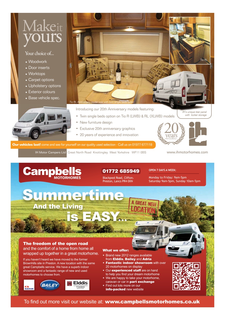 What Motorhome magazine Preview Pages