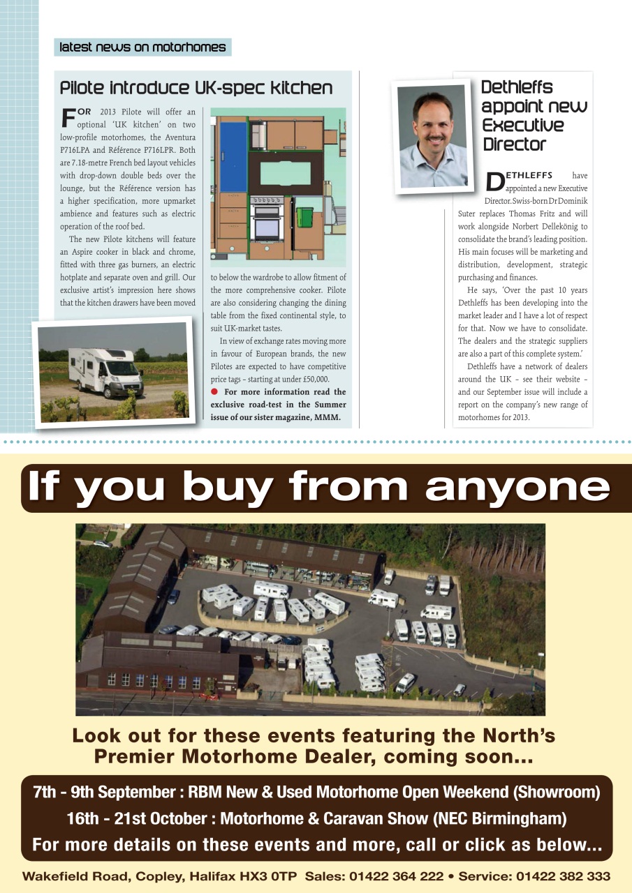 What Motorhome magazine Preview Pages