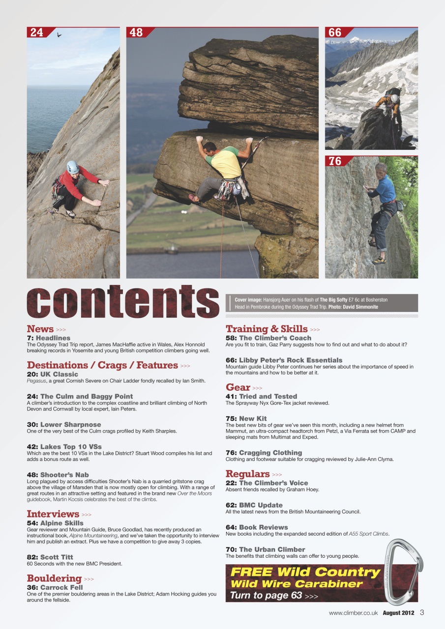 Climber Preview Pages